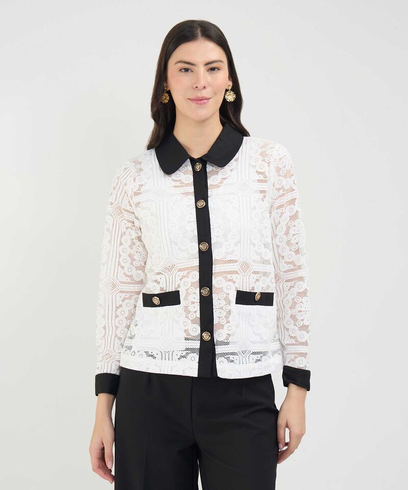Chaqueta en Encaje