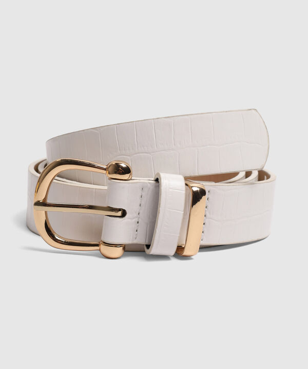 Cintur&oacute;n con Textura para Mujer