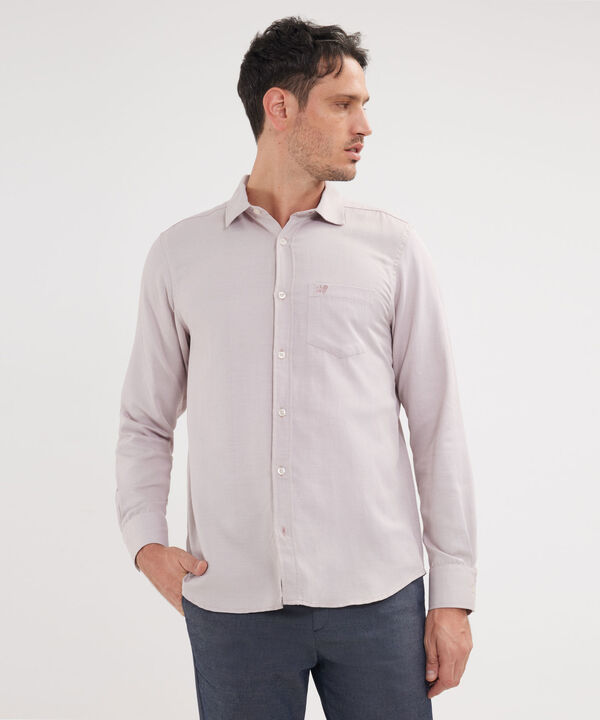 Camisa Unicolor, Manga Larga Sin Bolsillo image number null