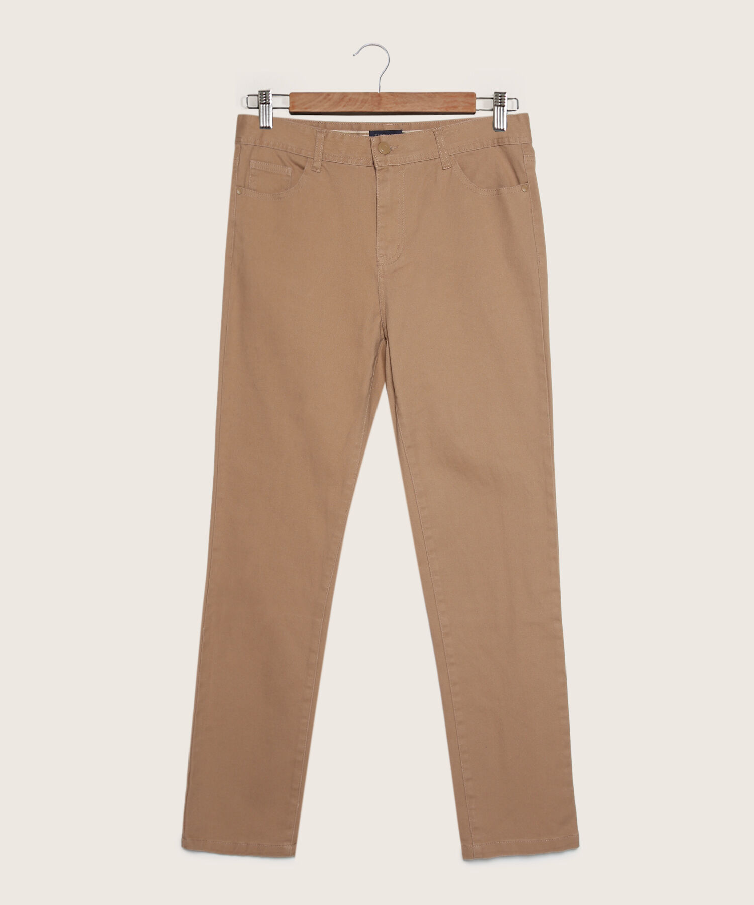 Pantalón 5 Bolsillos Unicolor Esencial
