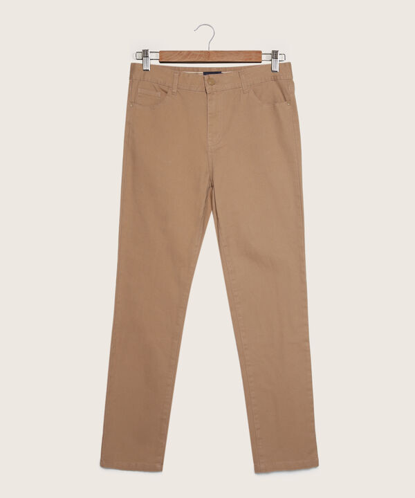 Pantalón 5 Bolsillos Unicolor Esencial