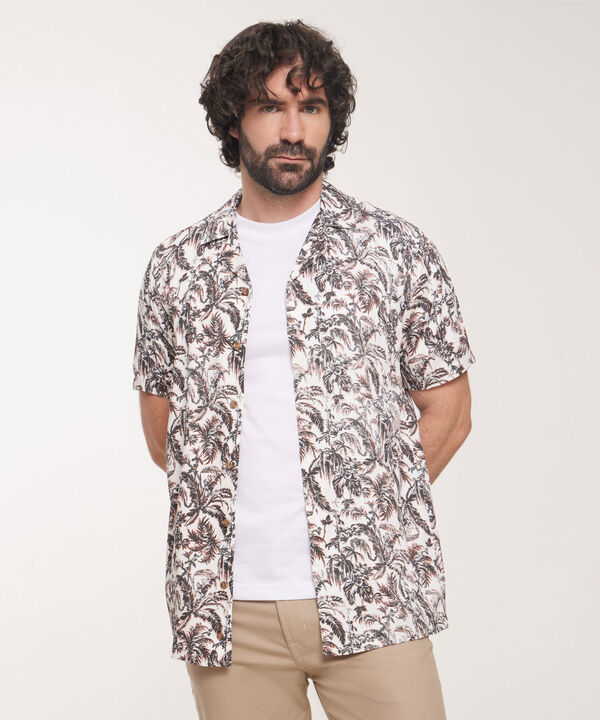 Camisa Manga Corta Estampada image number null