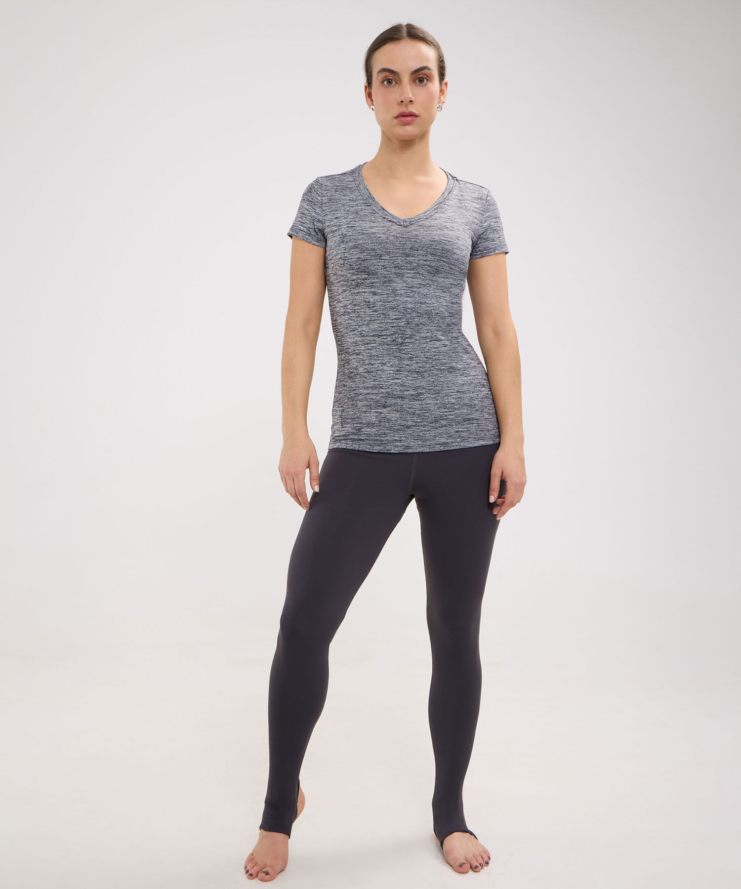 Camiseta Deportiva Jaspeada
