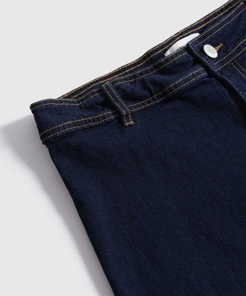 Jeans Culotte De Tiro Alto