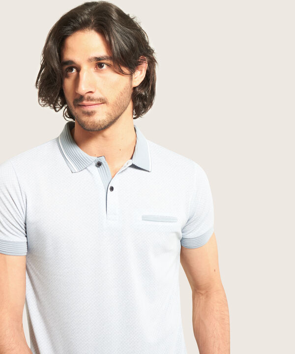 Polo Cuello Tejido Estampada image number null