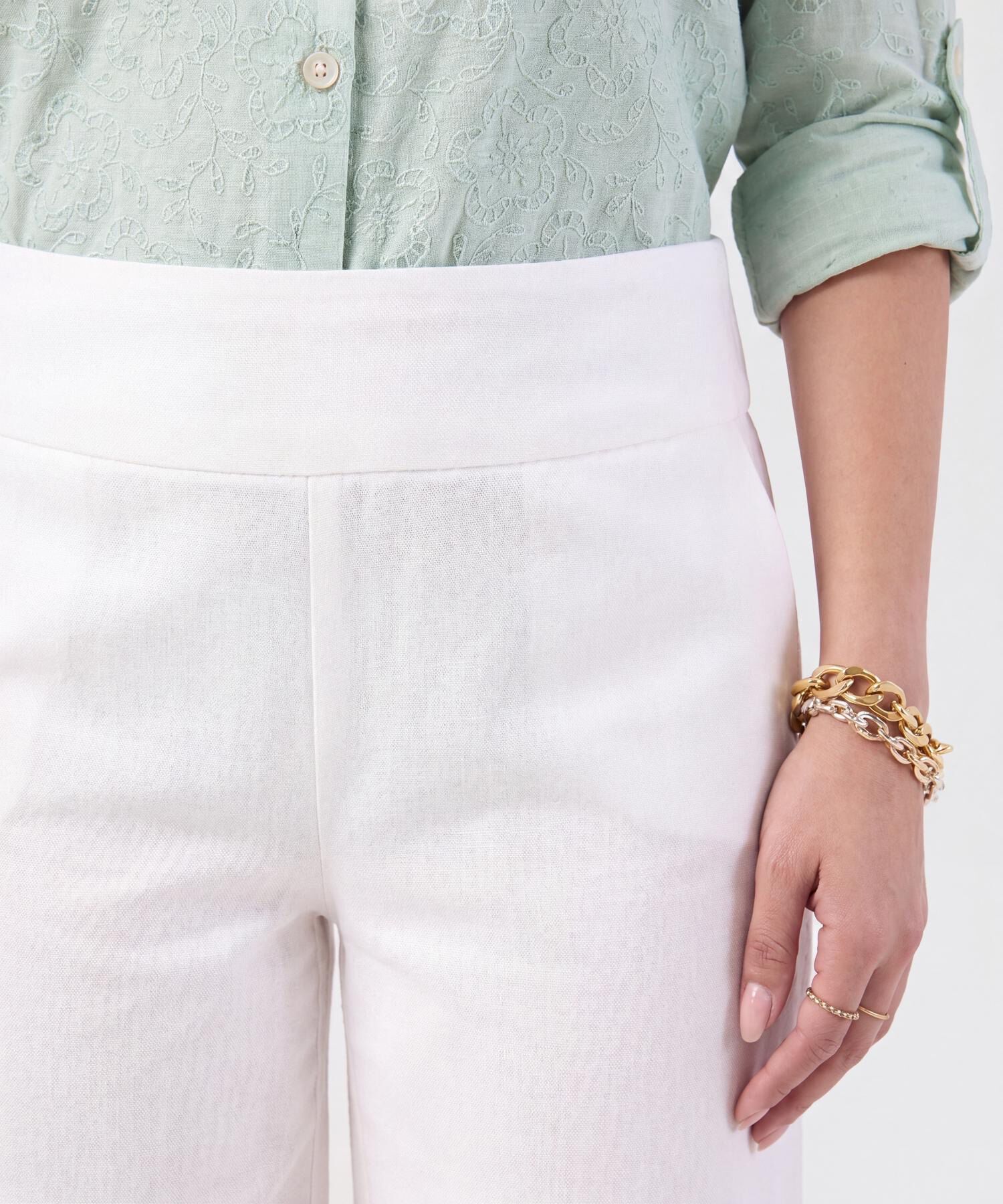 Pantal&oacute;n Bota Ancha Pretina Ancha Mujer