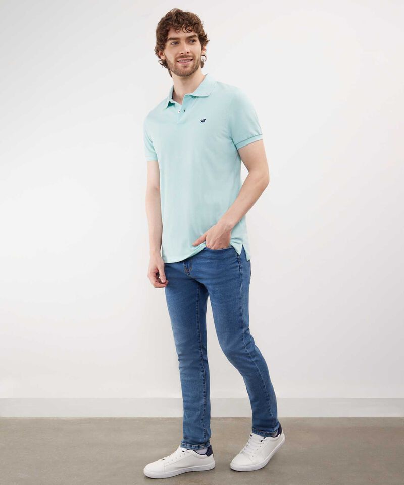 Polo Tejido Unicolor Cuello Y Puños Tejidos,Sin Bolsillo Con Hiladillo.