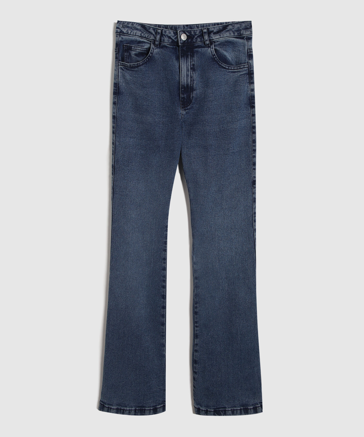 Jean Bootcut Tono Azul Medio Oscuro