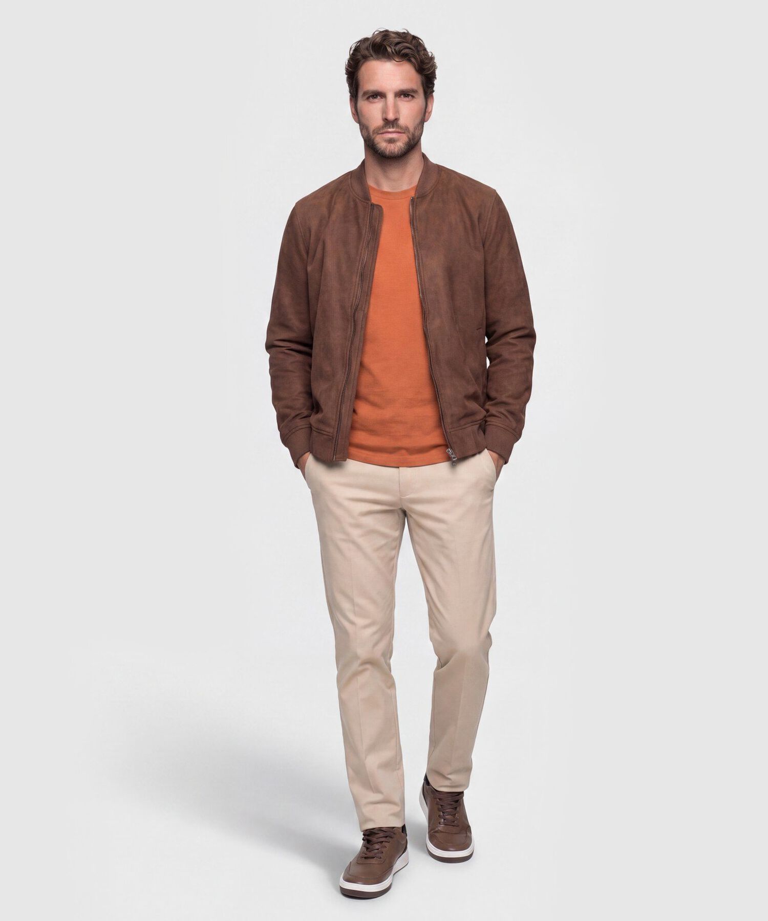 Chaqueta Tipo Bomber Para Hombre