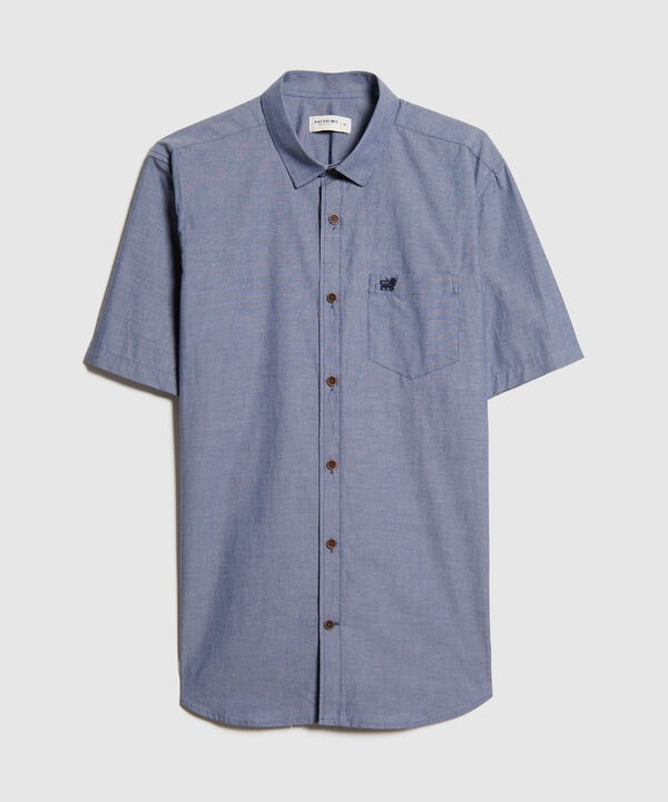 Camisa en Efecto Rústico