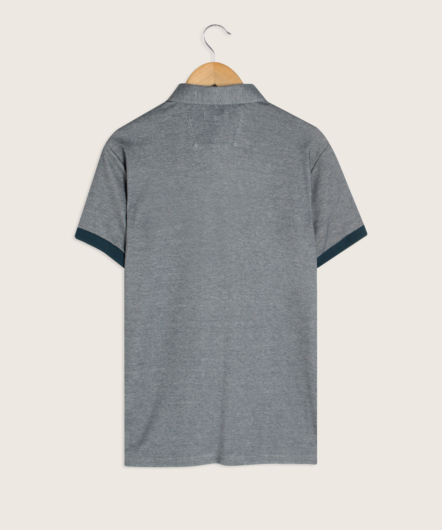 Polo Unicolor Cuello Maquina