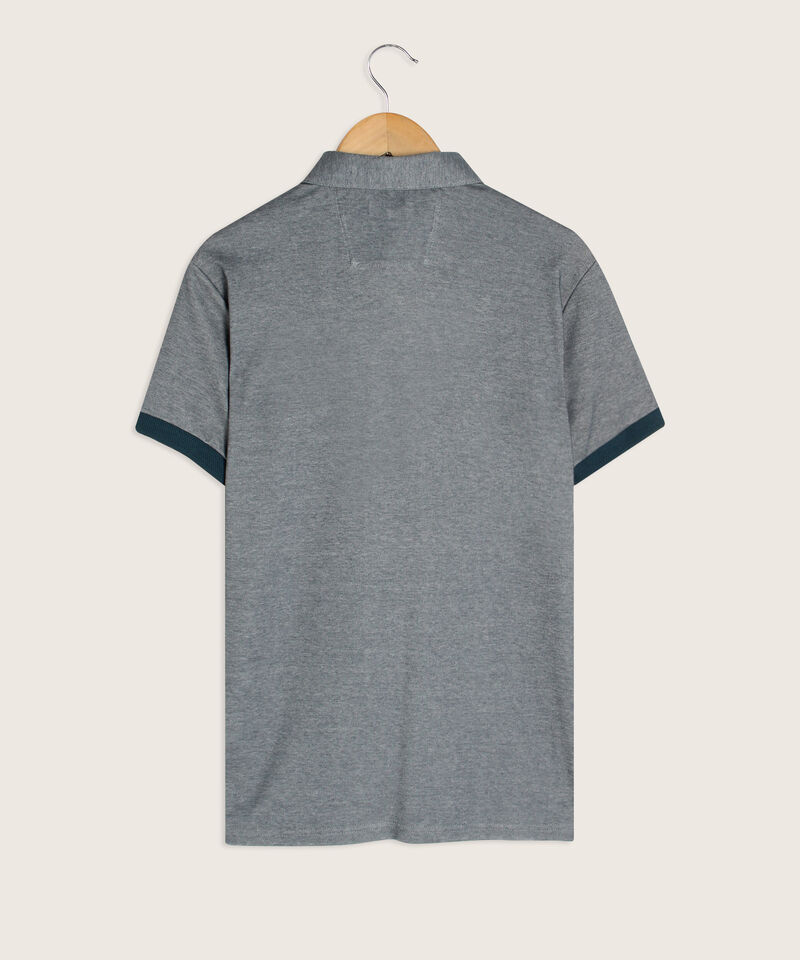 Polo Unicolor Cuello Maquina