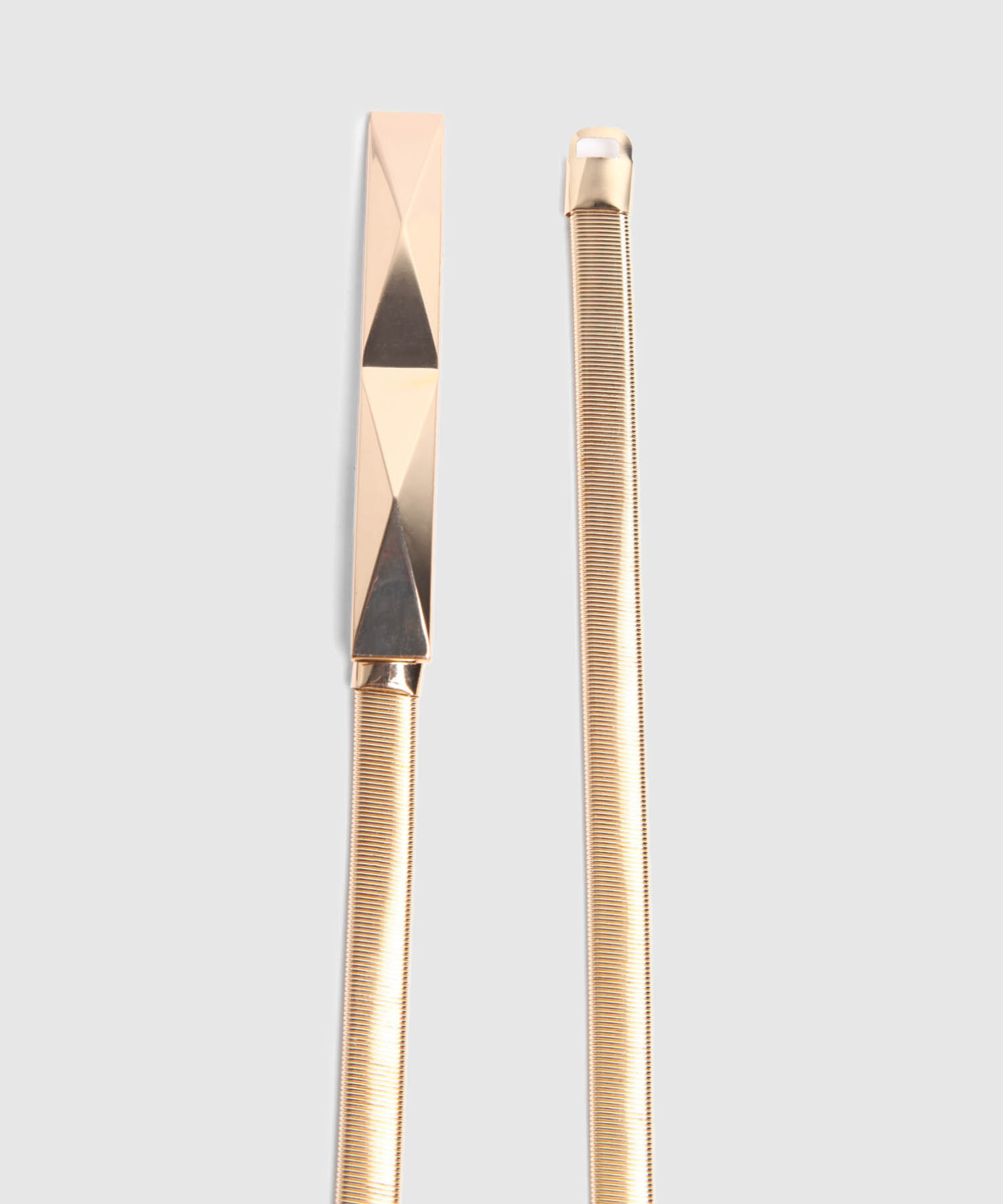 Cinturón Metálico Delgado Elástico Estiliza Mujer