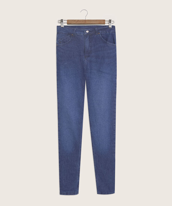 Jean Skinny Tono Oscuro