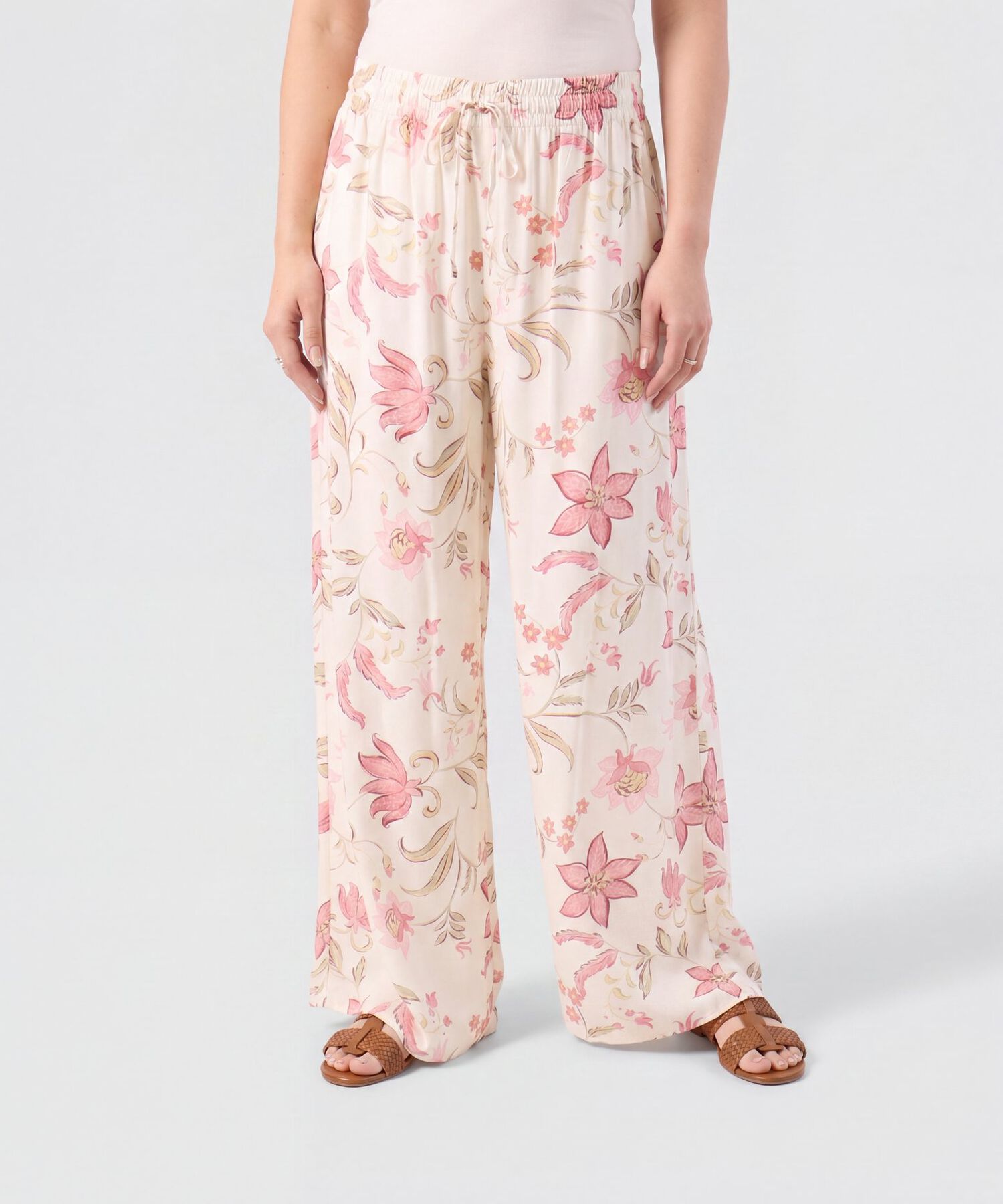 Pantal&oacute;n Fluido Estampado Para Mujer