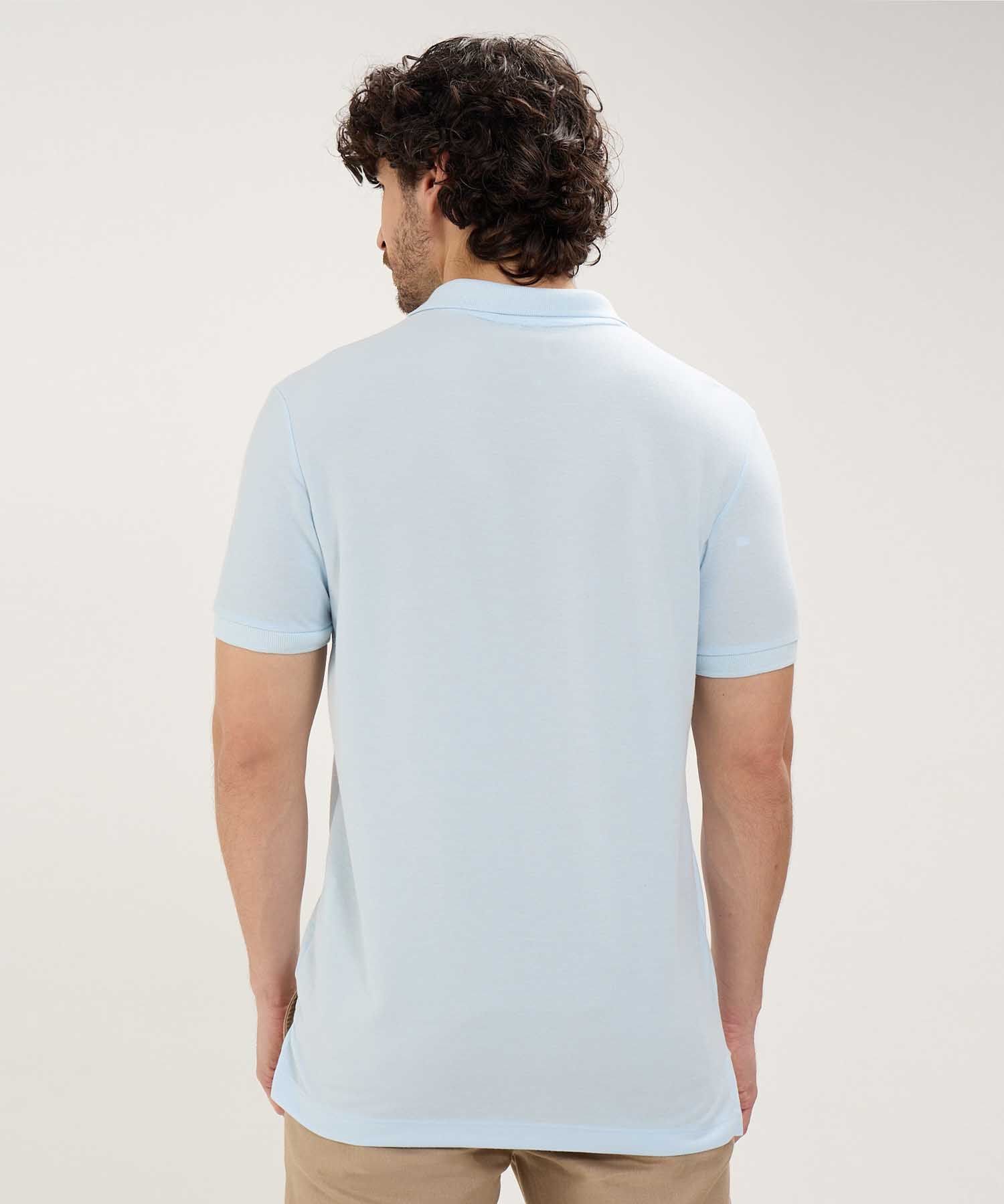 Polo Tejido Unicolor Cuello Y Puños Tejidos,Sin Bolsillo Con Hiladillo.