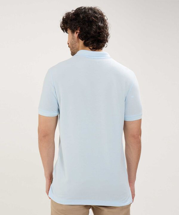 Polo Tejido Unicolor Cuello Y Puños Tejidos,Sin Bolsillo Con Hiladillo.