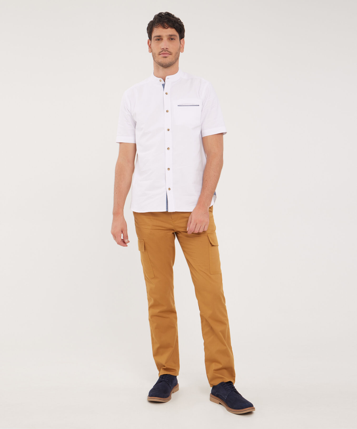 Camisa Manga Corta Cuello Neru