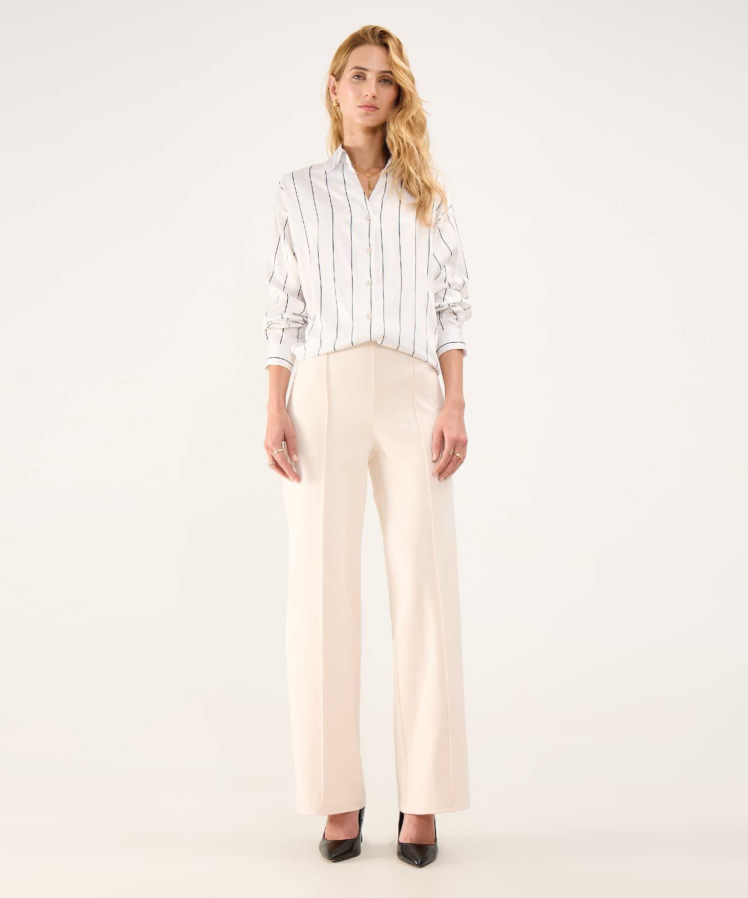 Camisa Satinada Estampada