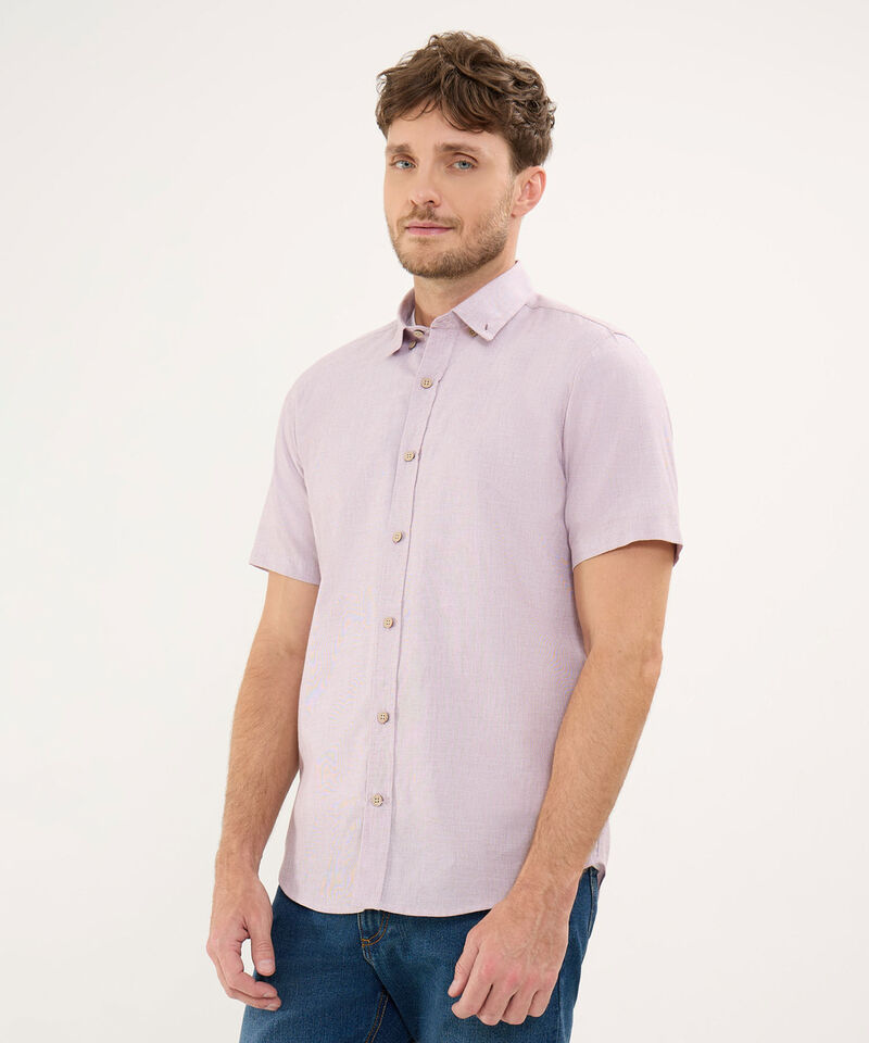 Camisa en Efecto Rústico