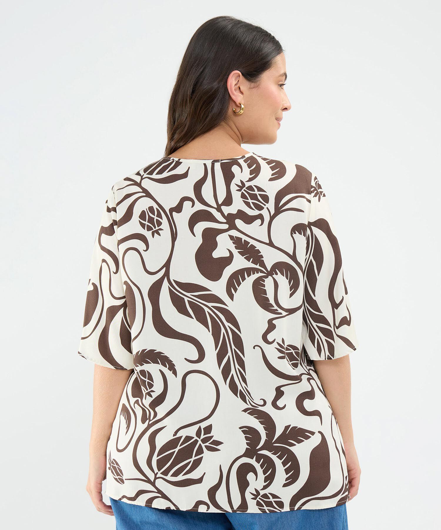 Blusa Estampado Botánico