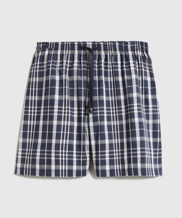 Conjunto Pijama Camiseta Manga Corta Y Pantaloneta Preteñida Para Hombre