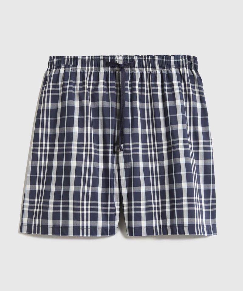 Conjunto Pijama Camiseta Manga Corta Y Pantaloneta Preteñida Para Hombre