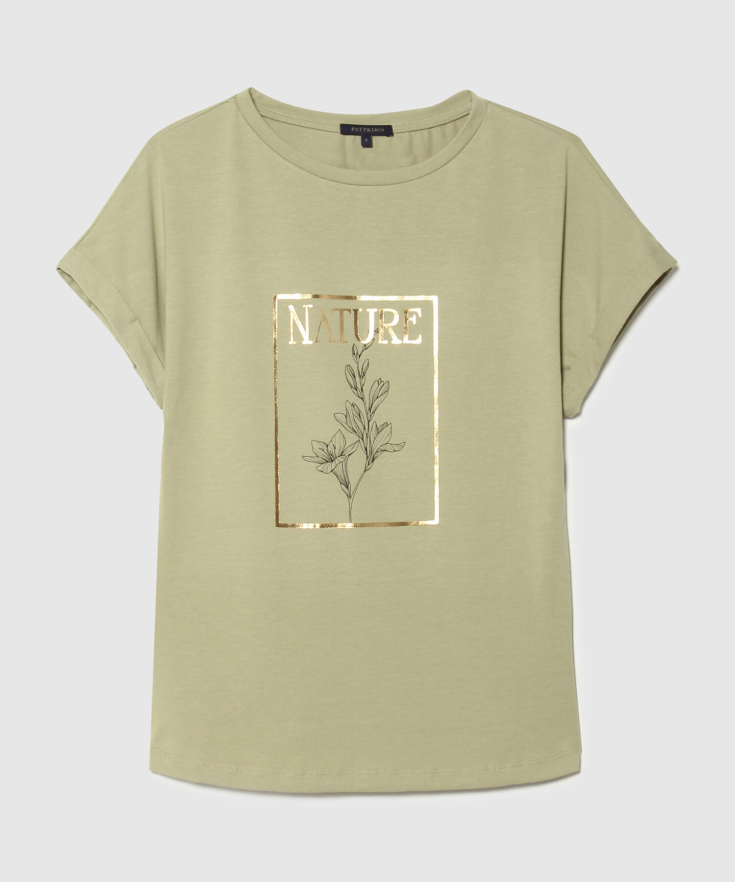 Camiseta Estampada con Guardapolvos