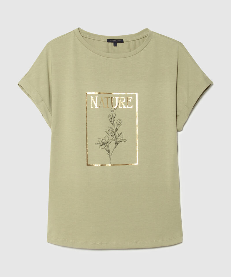 Camiseta Estampada con Guardapolvos
