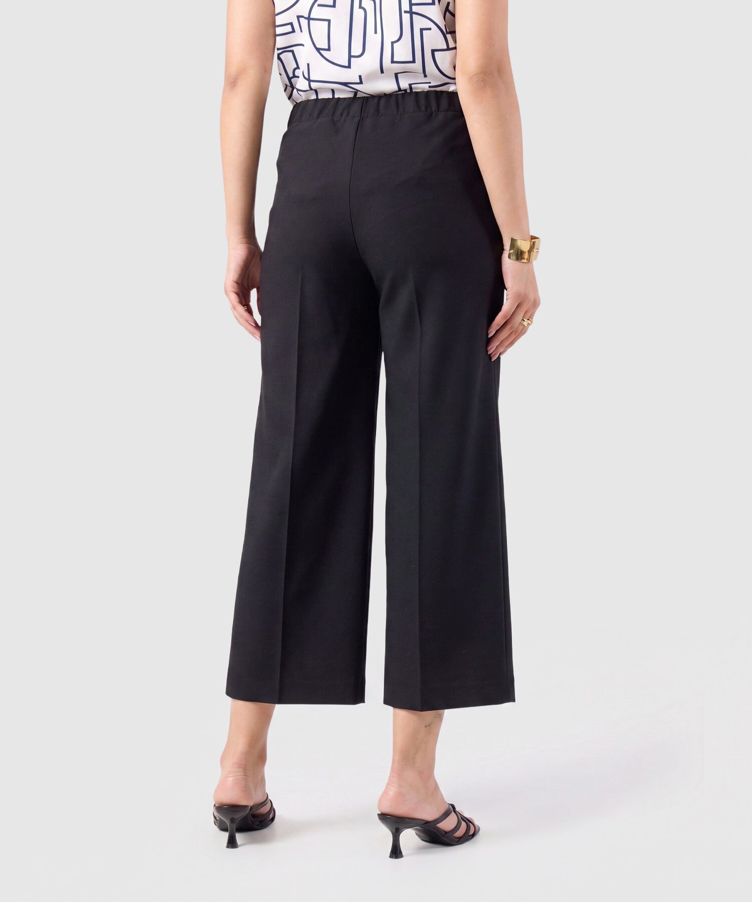 Pantal&oacute;n Culotte De Tiro Alto Mujer