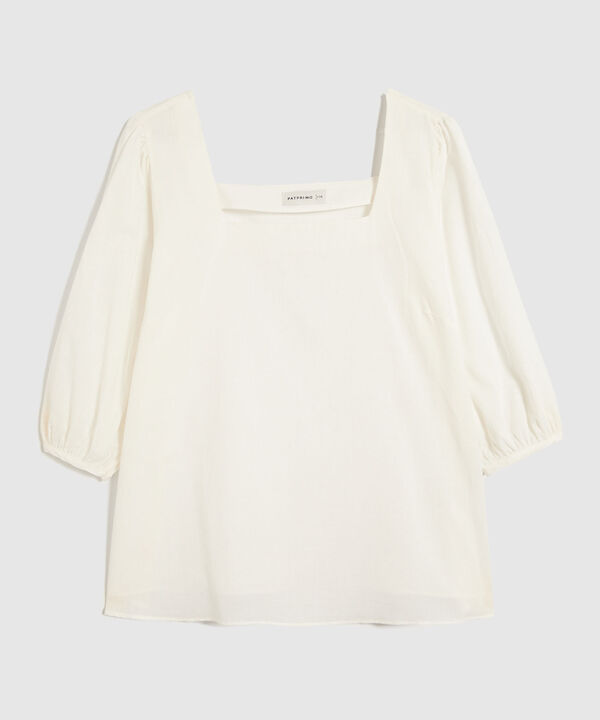 Blusa Escote Cuadrado image number null
