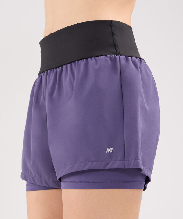Short Plano Con Bóxer Interno Tipo Biker