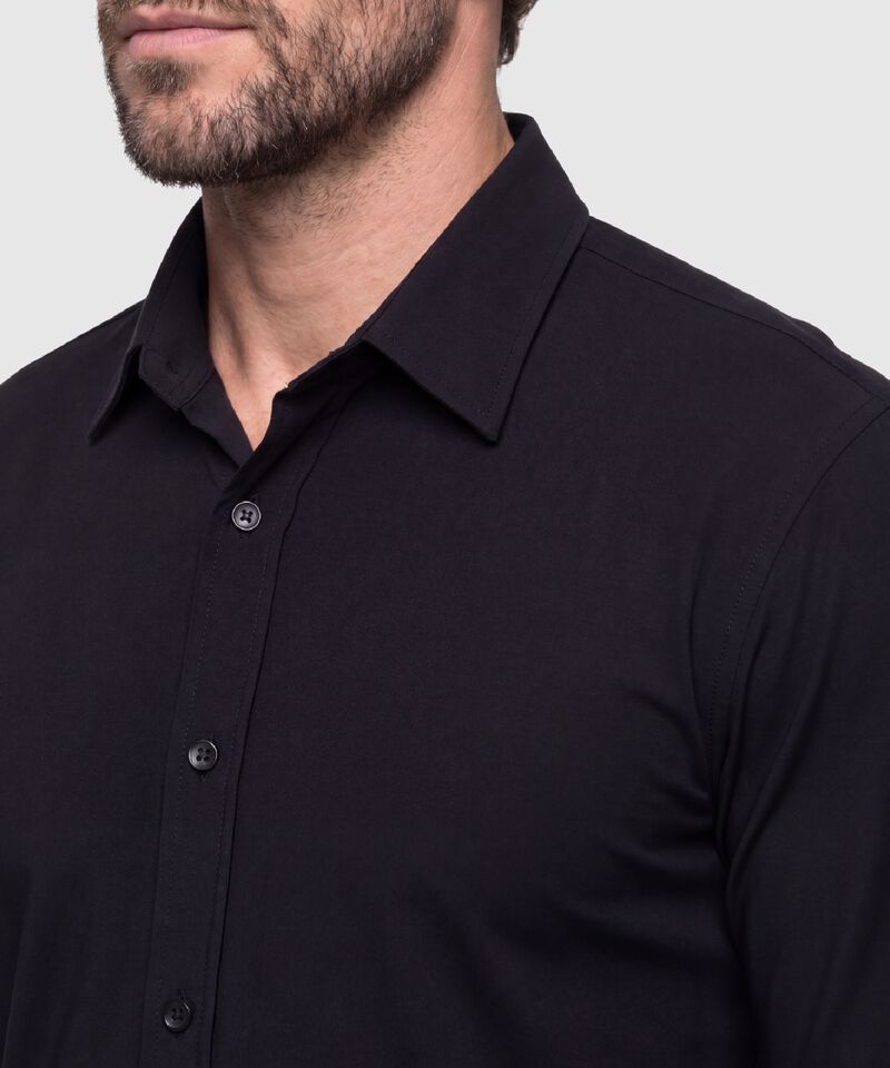 Camisa Cl&aacute;sica Manga Larga Hombre