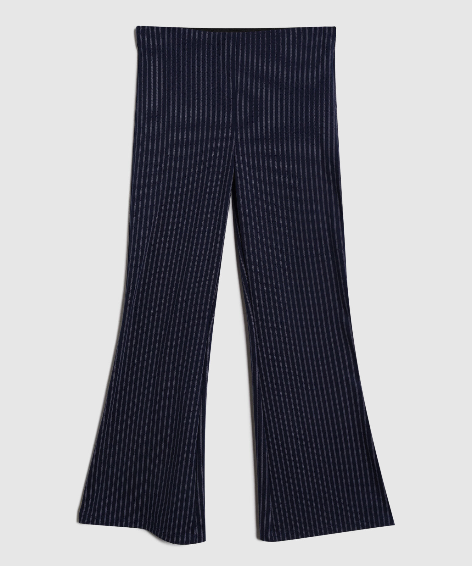 Leggings Para Mujer Campana Rayas Talle Alto