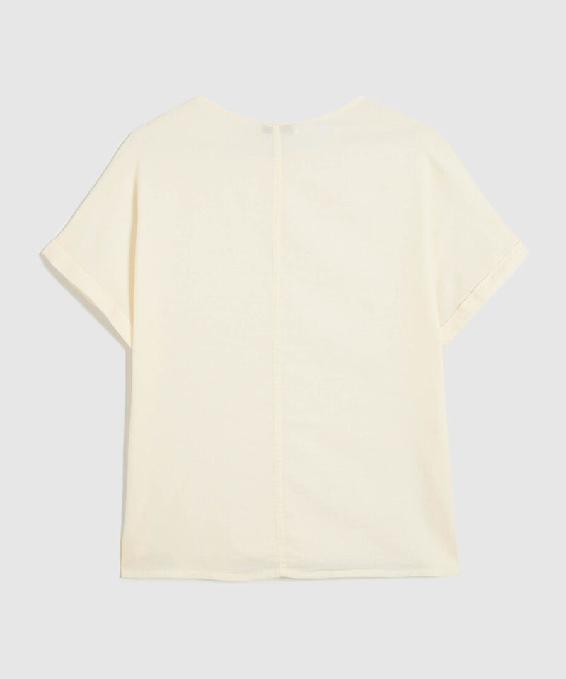 Blusa en Efecto Lino