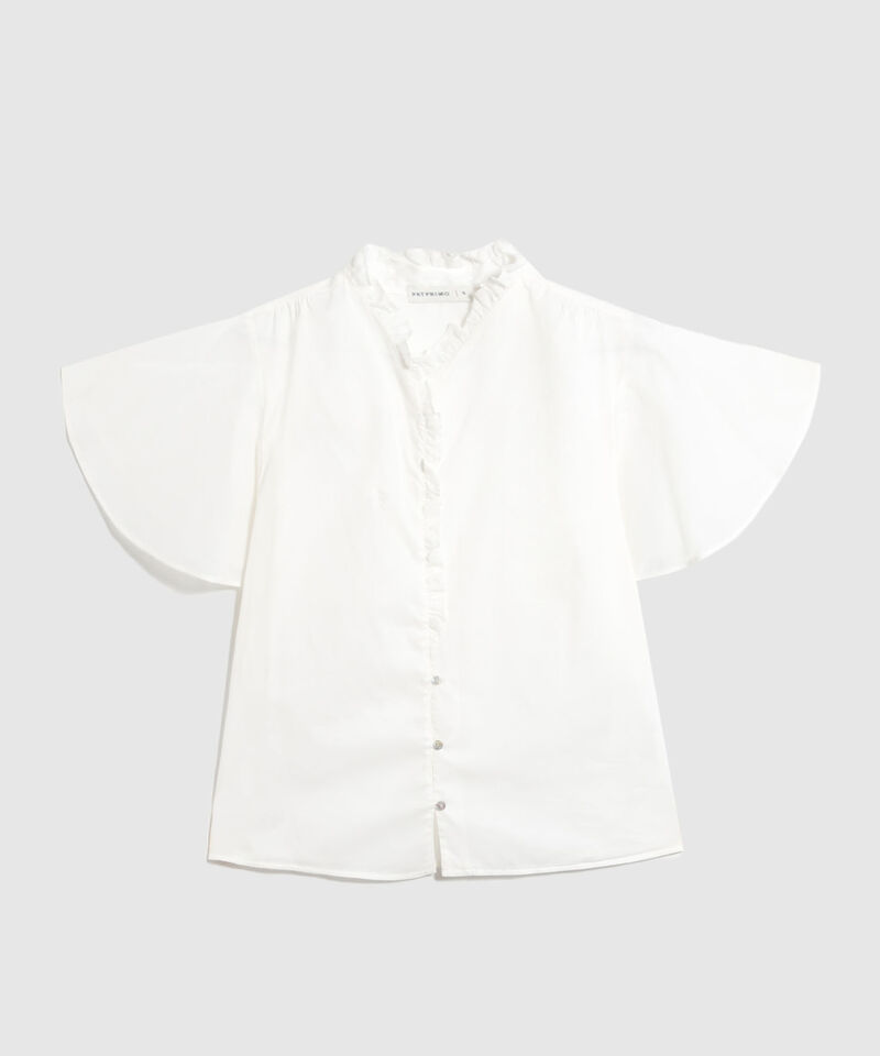 Blusa Unicolor Manga Corta 