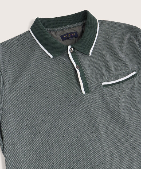 Polo Cuello Tejido, Con Bolsillo