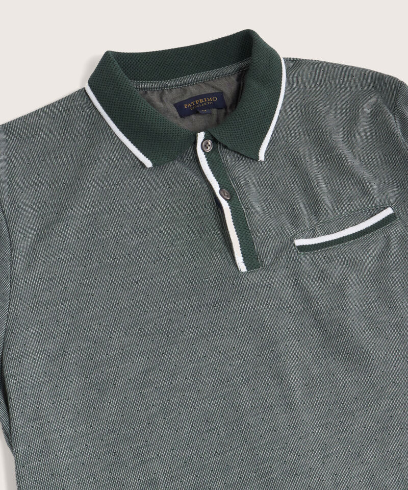 Polo Cuello Tejido, Con Bolsillo