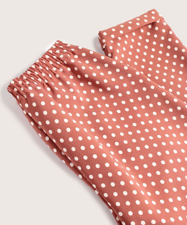 Pantalón Clásico Estampado image number null
