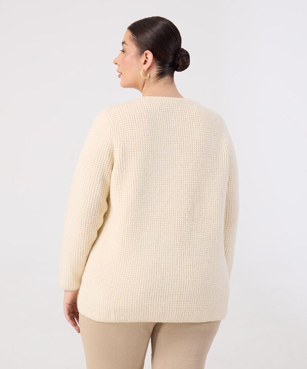 C&aacute;rdigan En Tejido De Punto Para Mujer Curvy