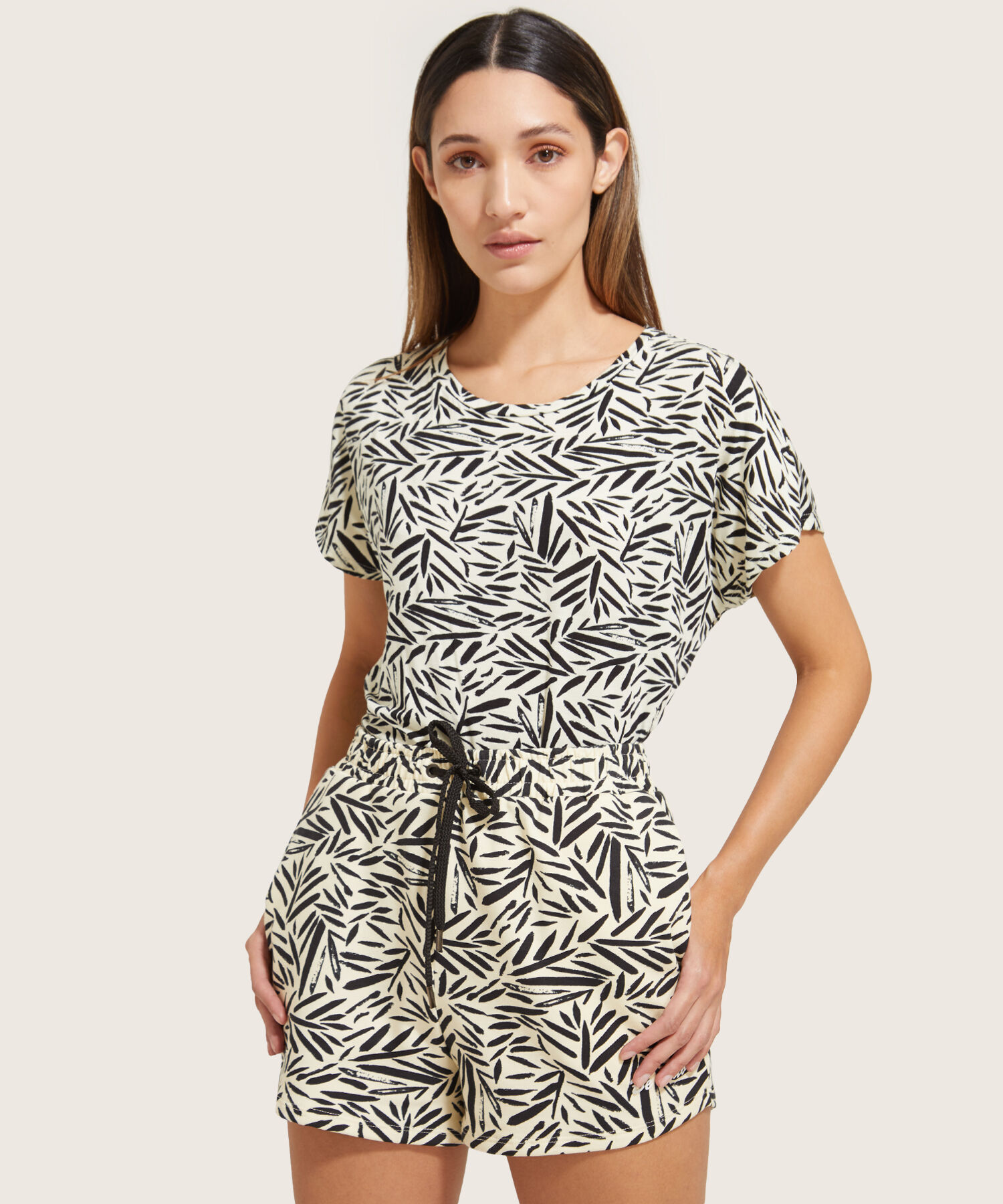 Short Estampado Con Screen