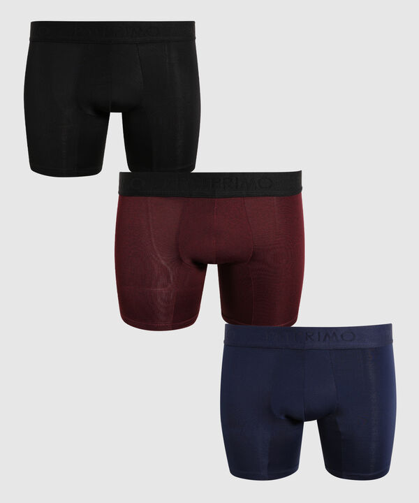 Pack X3 Boxer Medio Unicolor image number null