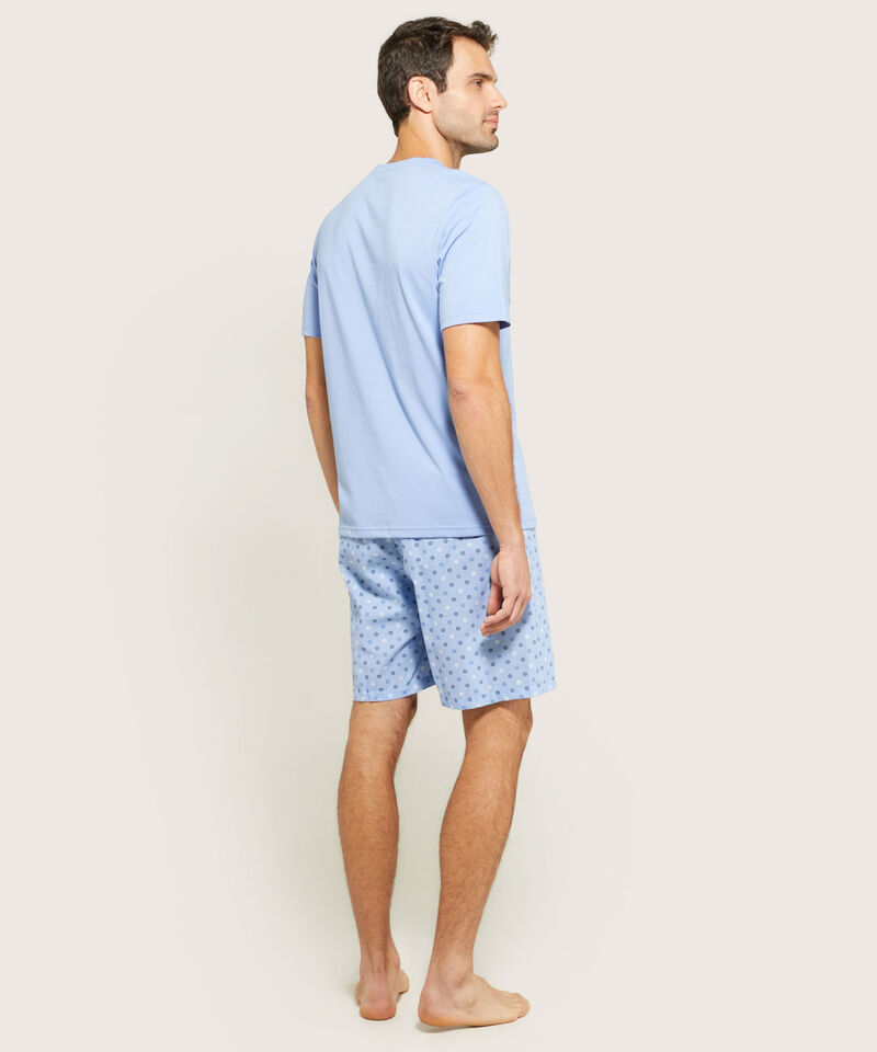 Pijama Corto Corto/ Camiseta Henley