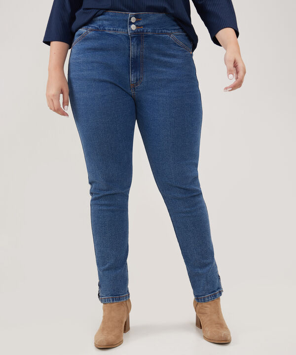 Jean Jegging Con Abertura En Ruedo image number null