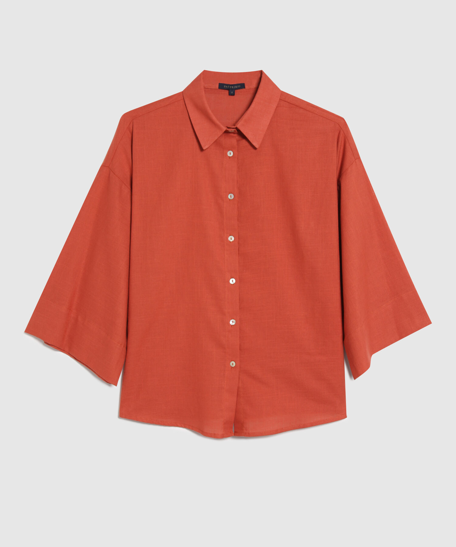 Camisa Unicolor Cuello Resort