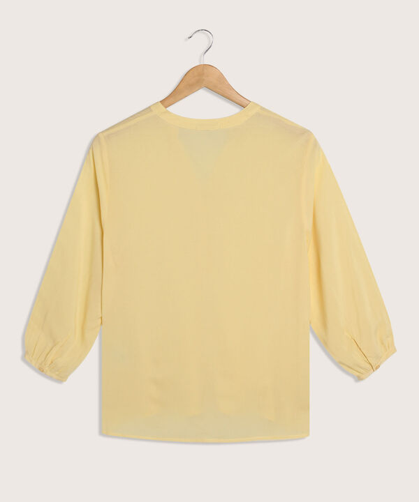 Blusa Manga 3/4 Unicolor image number null