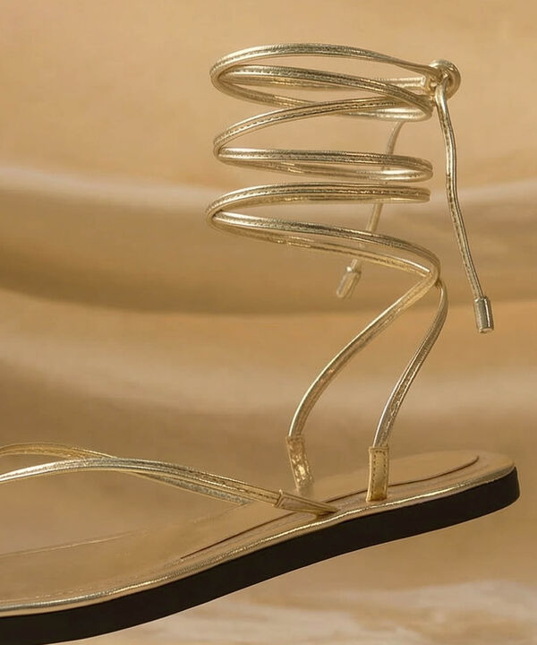 Sandalias De Amarre Tipo Romano Para Mujer