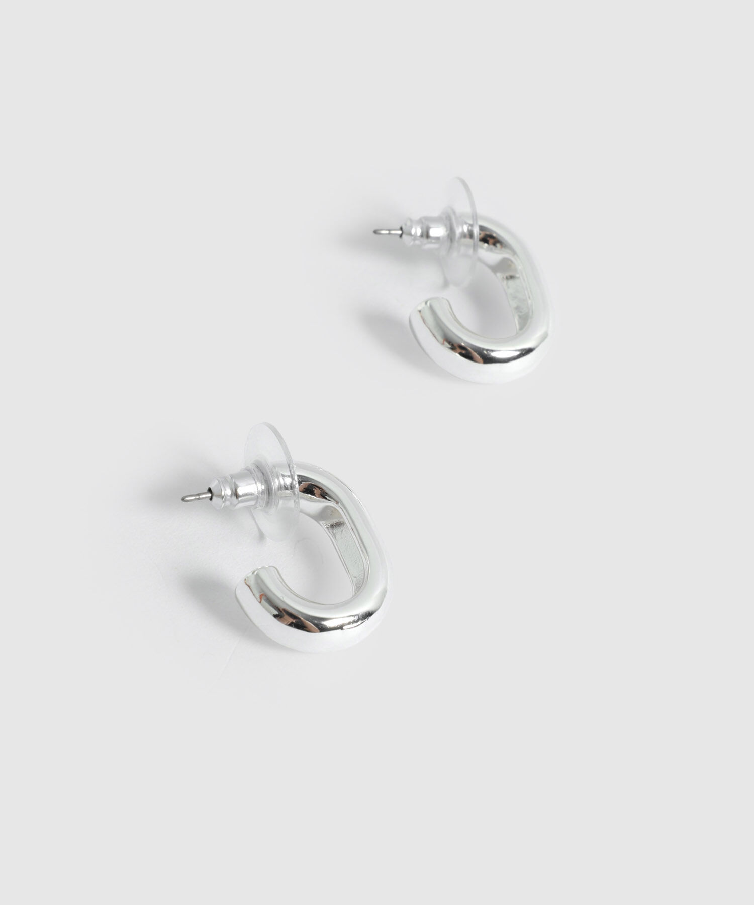 Aretes Tipo Argolla Gruesa Mujer