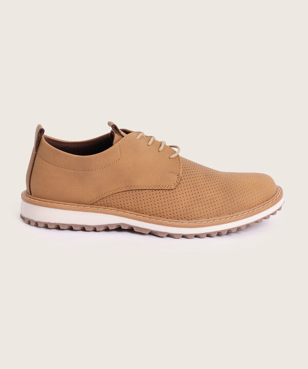 Zapato Casual Oxford Con Textura Para Hombre