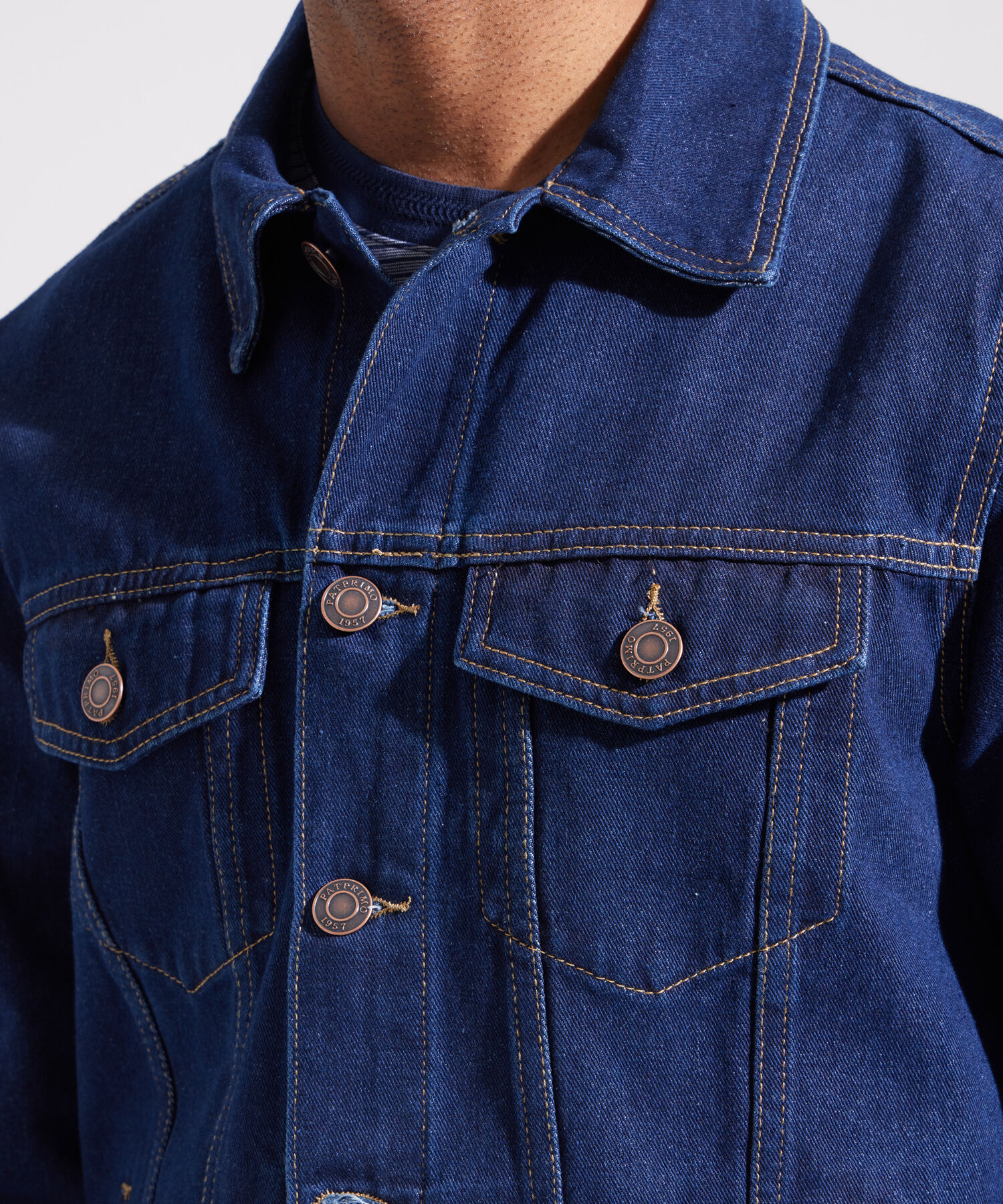 Chaqueta Trucker Azul Oscura